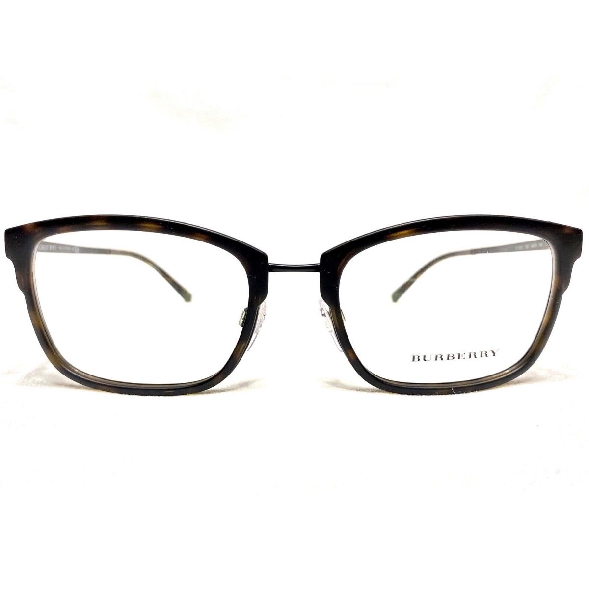 Burberry B1319 1253 Mens Matte Dark Havana Rectangle Eyeglasses Frames 54/19