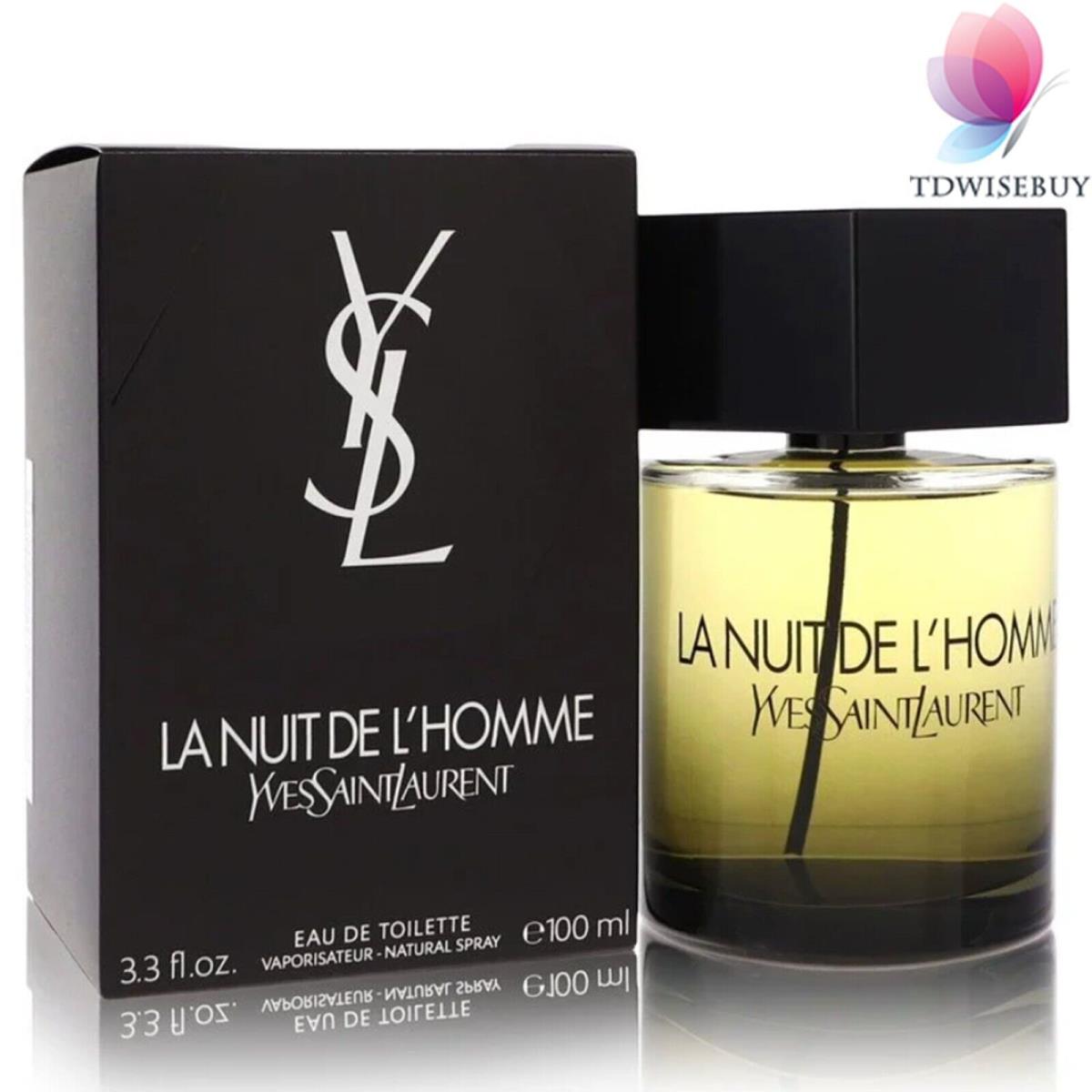 La Nuit De L`homme Cologne Men by Perfume Yves Saint Laurent Edt Spray 3.4 oz