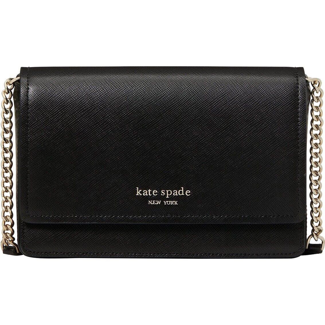 Kate Spade  bag   - Gold Handle/Strap, Gold Hardware, Black Exterior 1