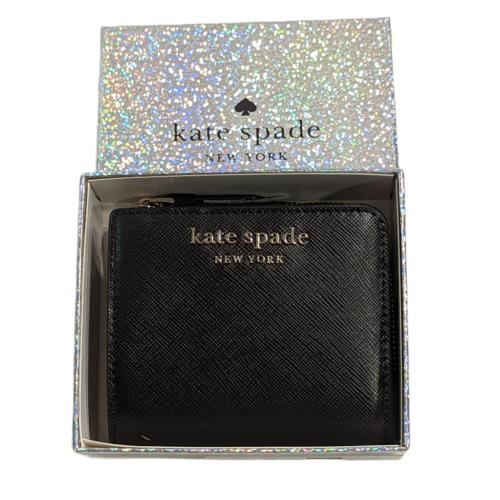 Kate Spade New York Small Zip Bifold Leather Wallet
