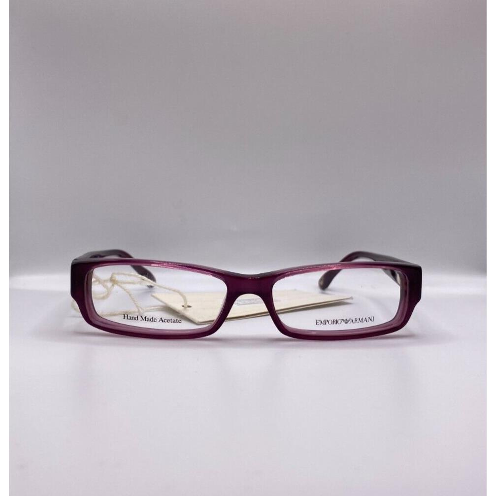 Emporio Armani EA9318 Lzf Purple Eyeglasses Acetate Frame 52-15-140 Italy Made