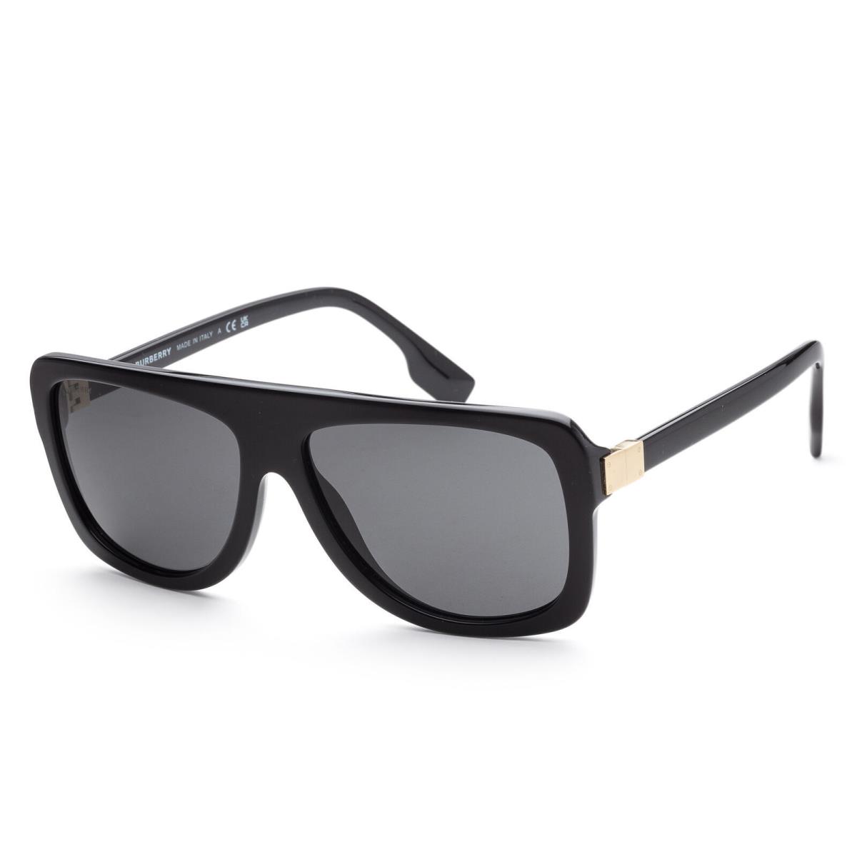 Burberry Sunglasses Joan BE4362 300187 59mm Black / Dark Grey Lens - Frame: Black, Lens: Dark Grey