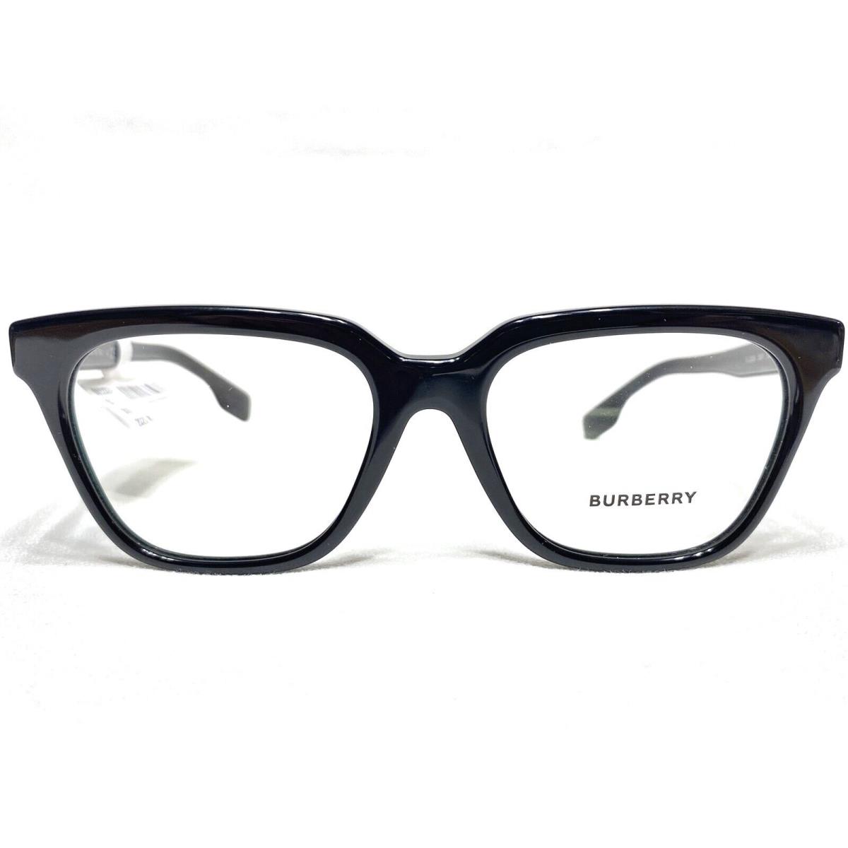 Burberry B2324 3001 Womens Black Square Designer Eyeglasses Frames 52/17 140