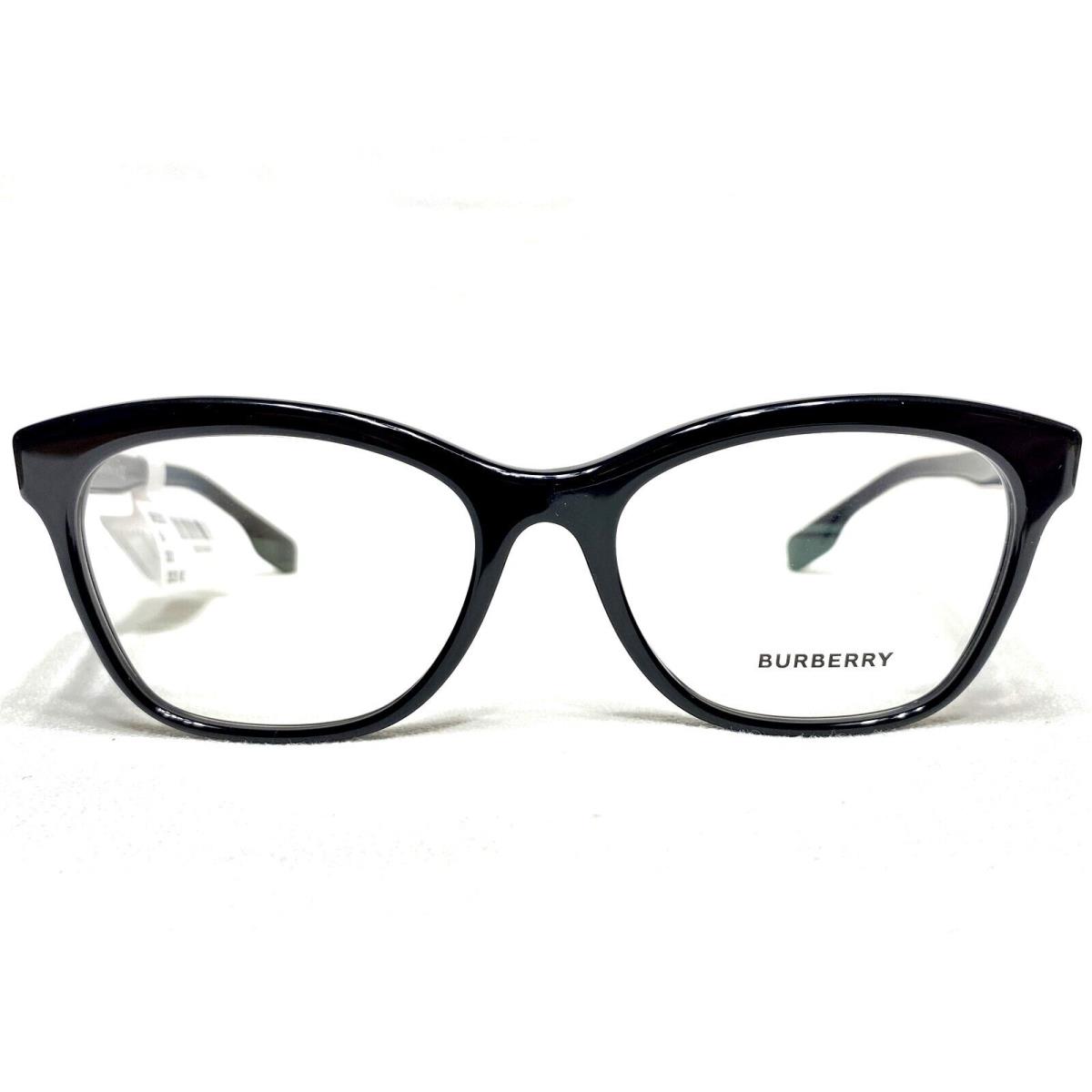 Burberry B2323 3001 Womens Black Square Designer Eyeglasses Frames 54/17 140