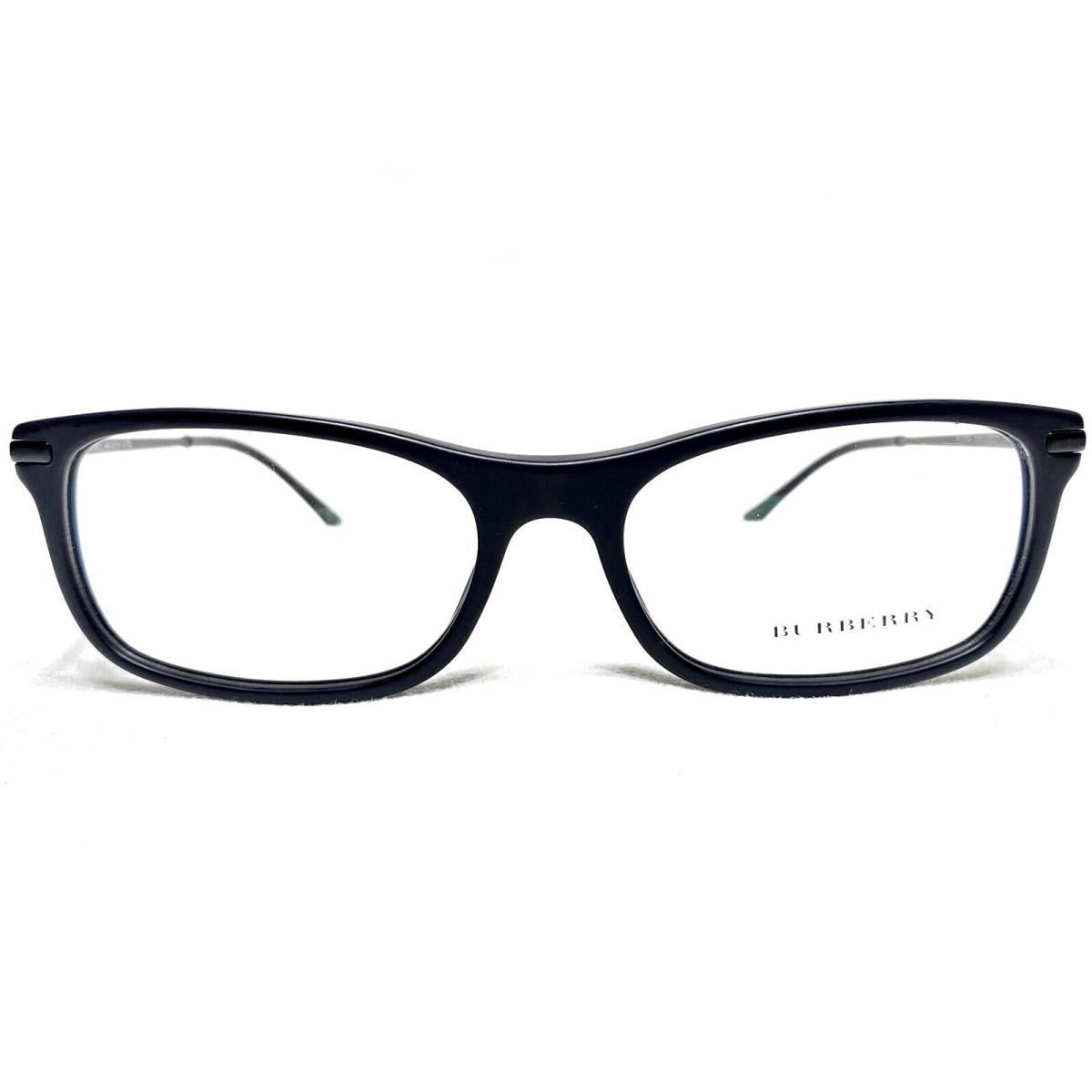 Burberry B2195 3464 Mens Matte Black Rectangle Eyeglasses Frames 53/17 145