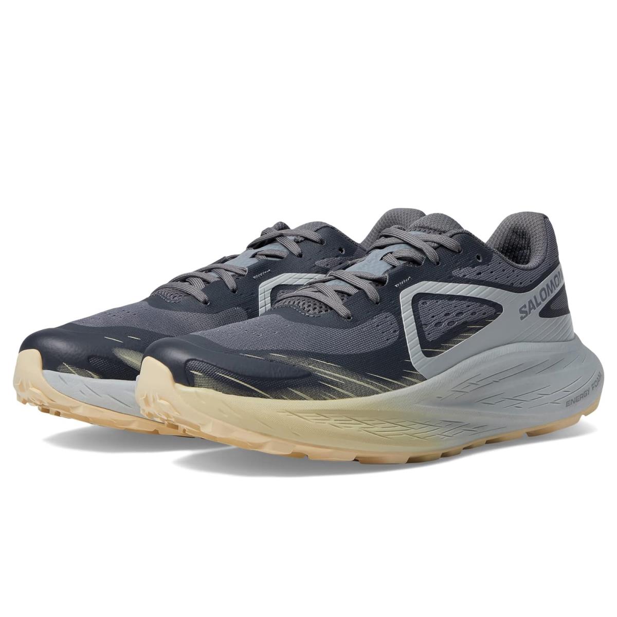 Man`s Sneakers Athletic Shoes Salomon Glide Max Tr Quiet Shade Pearl Blue Bleached Sand