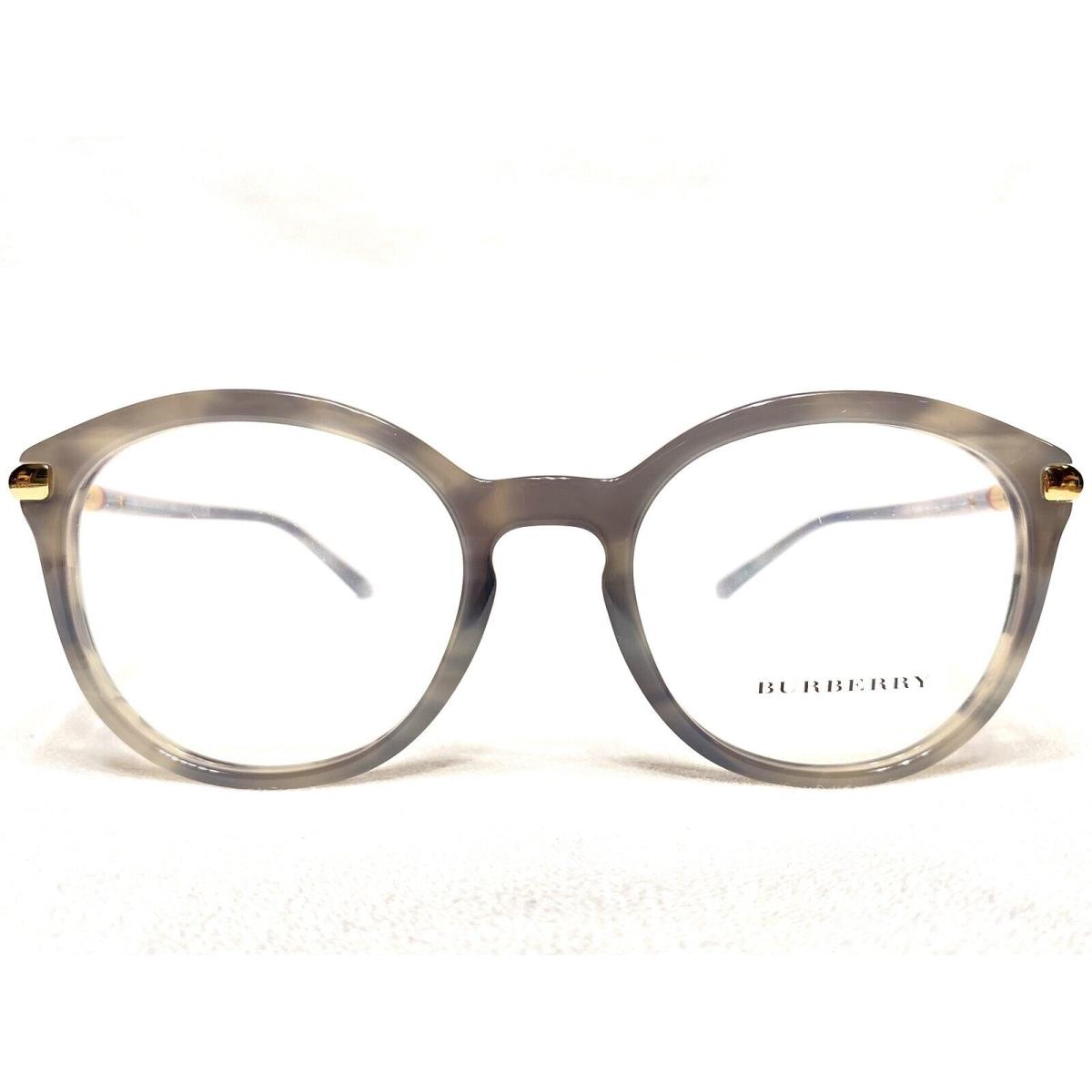 Burberry B2264 3658 Womens Striped Grey Round Modern Eyeglasses Frames 50/19