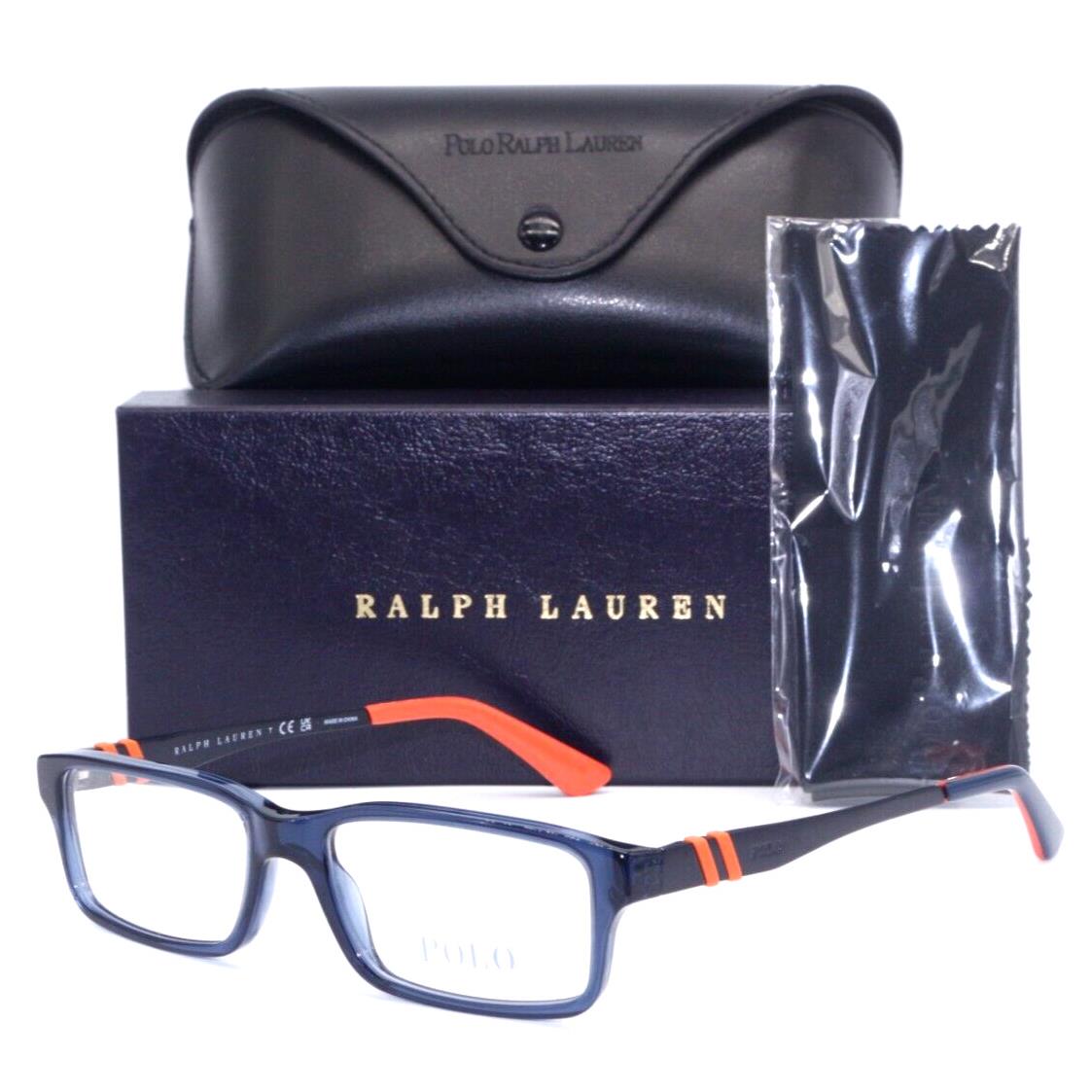 Polo Ralph Lauren PH 2115 5469 Transparent Blue Eyeglasses 52-16