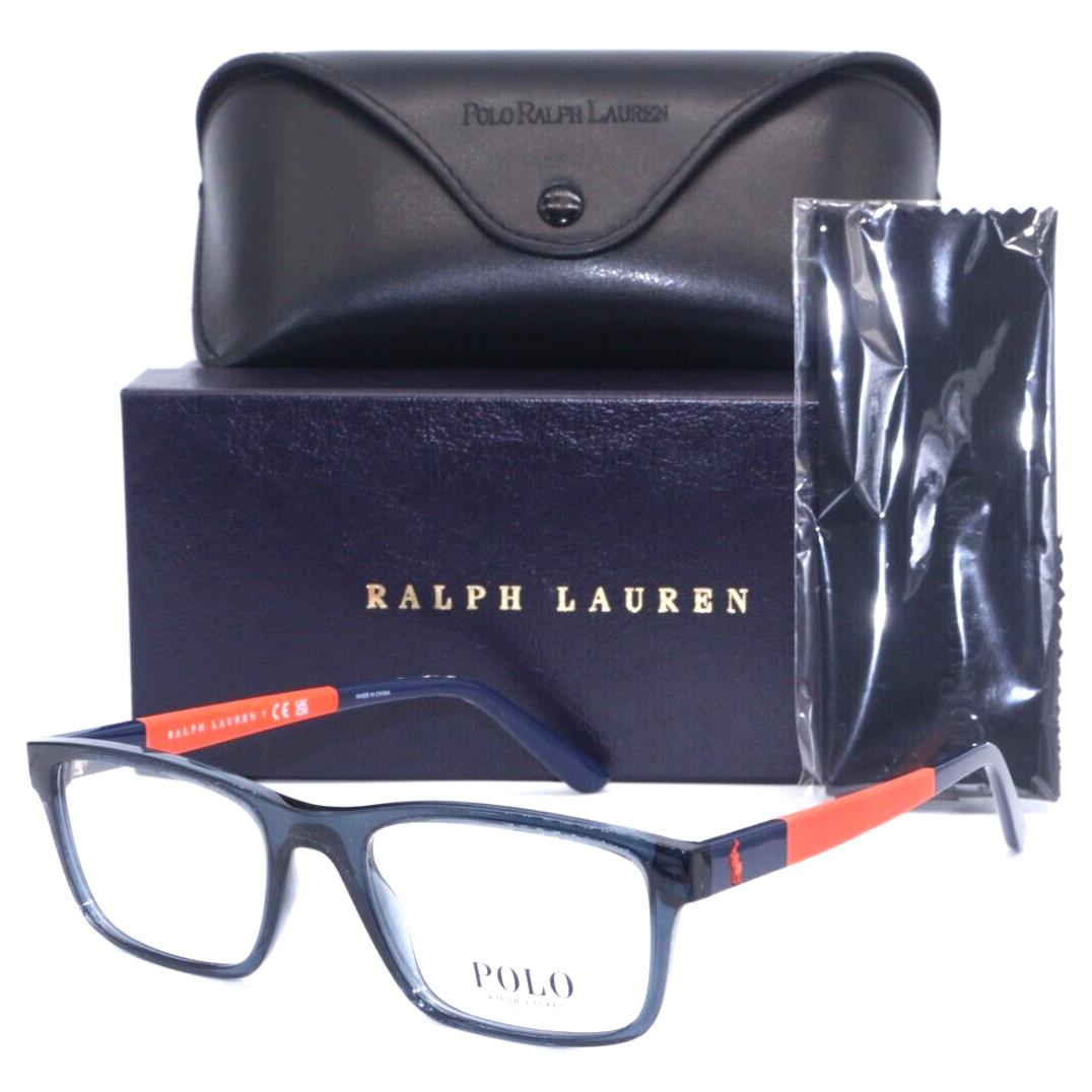 Polo Ralph Lauren PH 2212 5033 Transparent Blue Eyeglasses 53-19 - Frame: TRANSPARENT BLUE