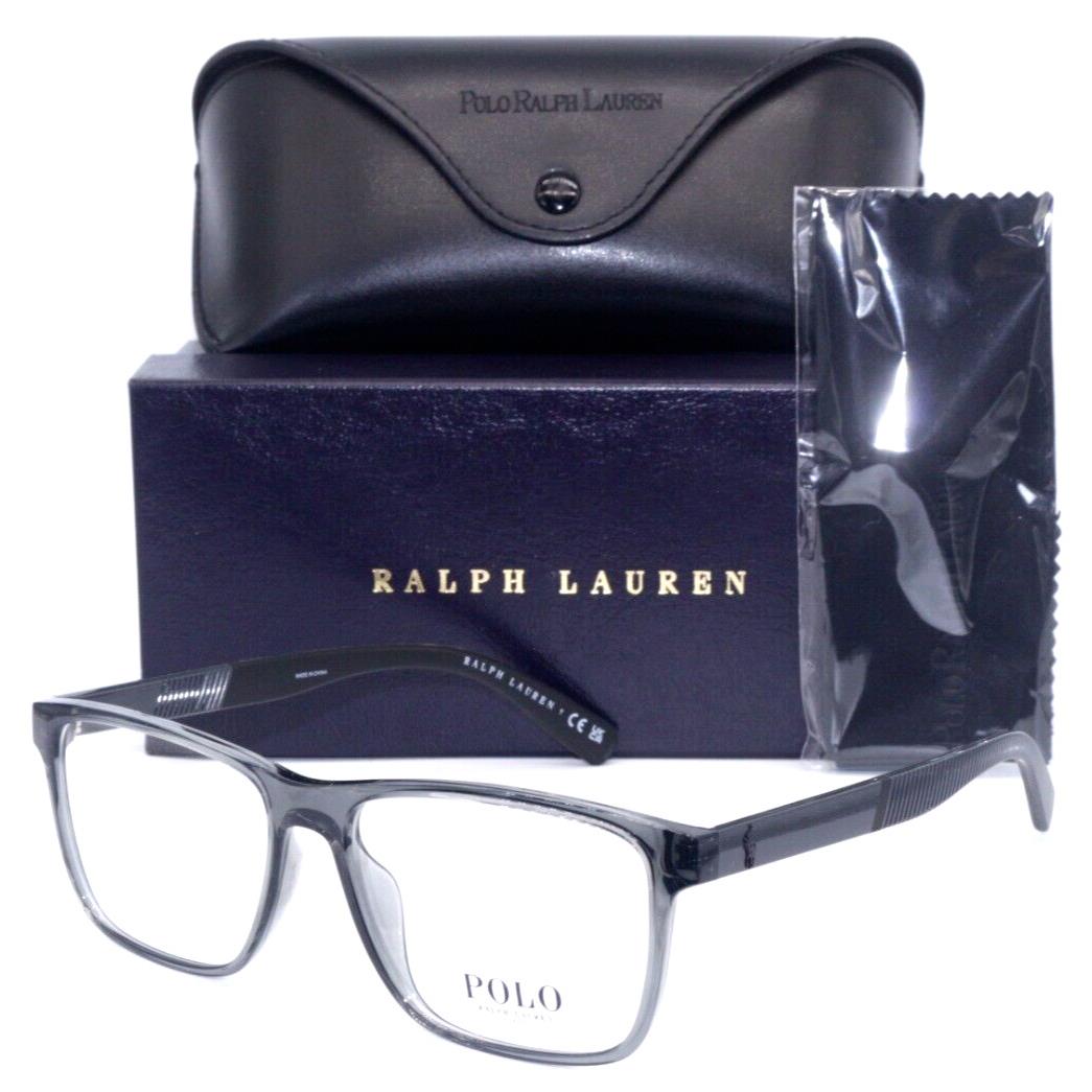 Polo Ralph Lauren PH 2257U 5407 Transparent Grey Eyeglasses 57-16