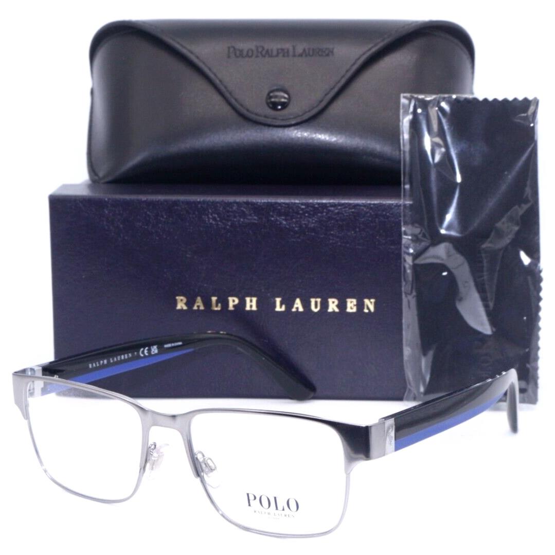 Polo Ralph Lauren PH 1219 9266 Gunmetal Black Eyeglasses 54-17 - Frame: GUNMETAL BLACK BLUE