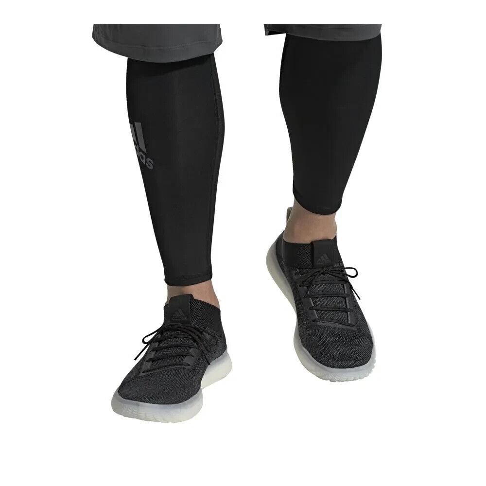 Adidas Pureboost Trainer Men`s Running Shoes - DB3389 - Black Grey - Size 15 - Gray