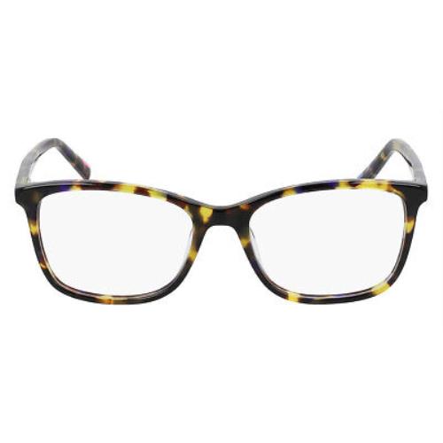 Dkny DK5055 Eyeglasses Women Tokyo/cobalt Tortoise Square 53