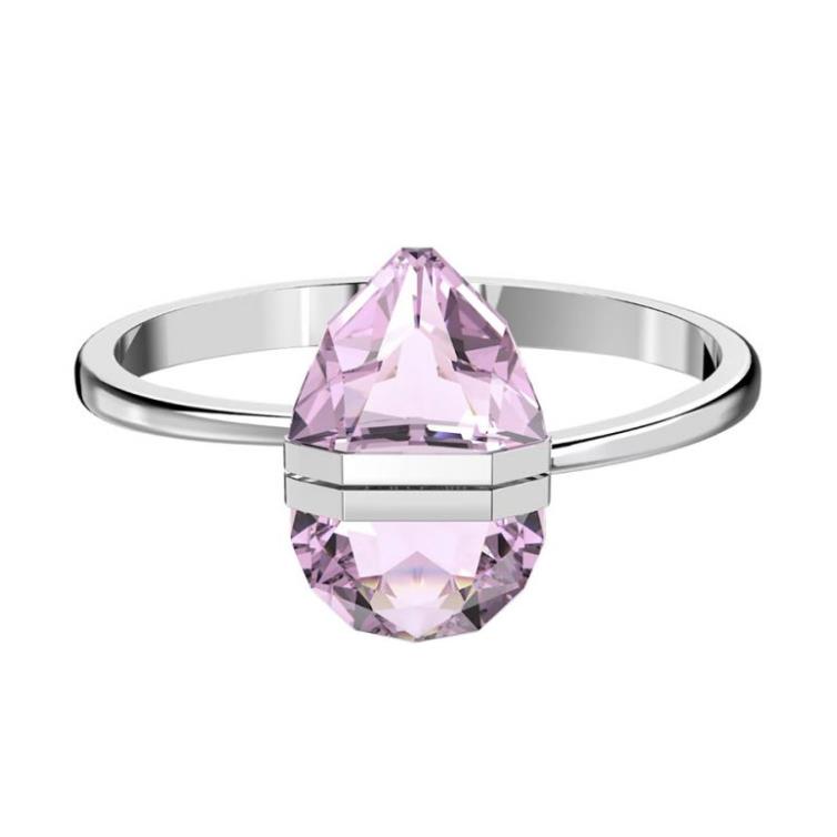 Swarovski Lucent Bangle Bracelet Jewelry Collection Pink Crystals
