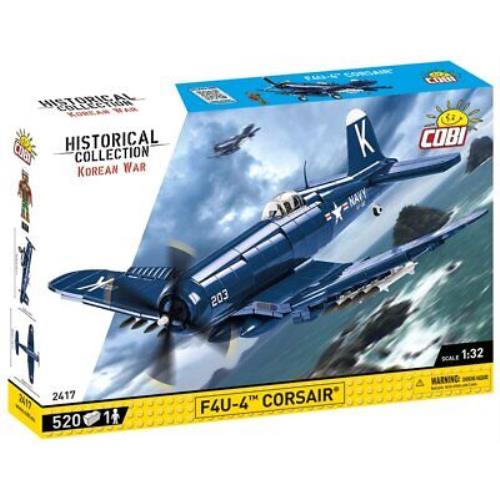 Playmobil Cobi Toys 2417 F4U-4 Corsair Plane