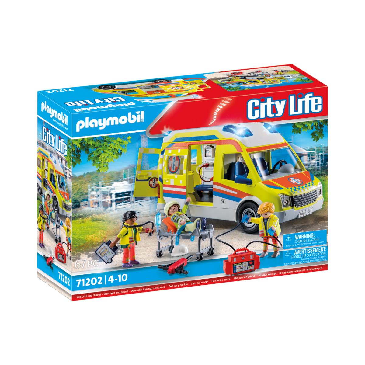 Playmobil 71202 City Life Ambulance Mib /