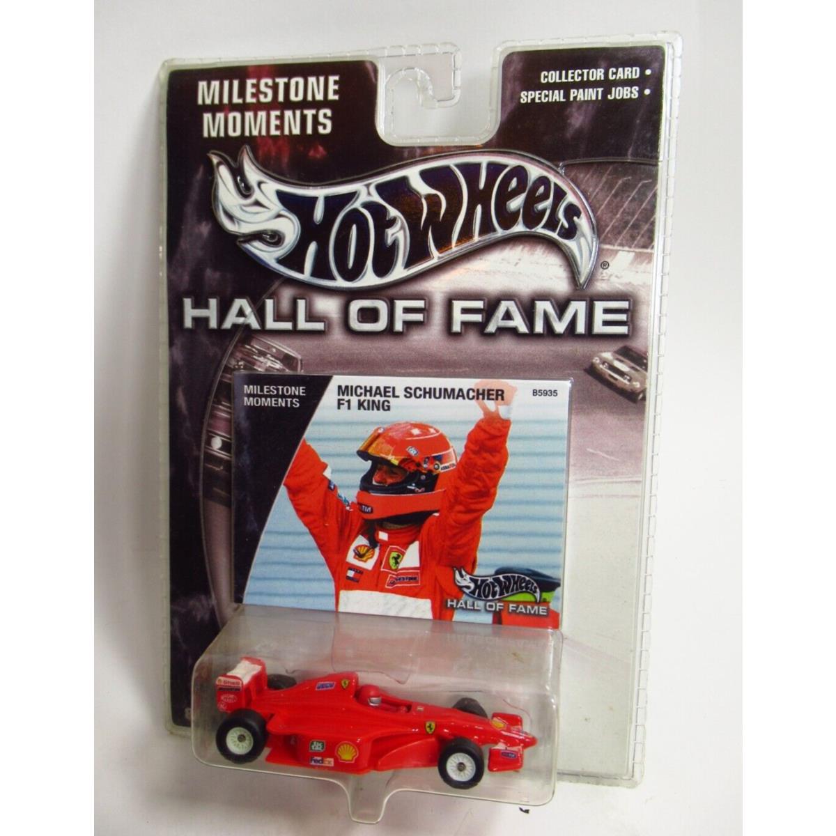 Hot Wheels Hall Of Fame Milestone Moments Michael Schumacher F1 King Ferrari