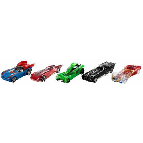 Hot Wheels DC Universe Justice League Die-cast 5-Pack