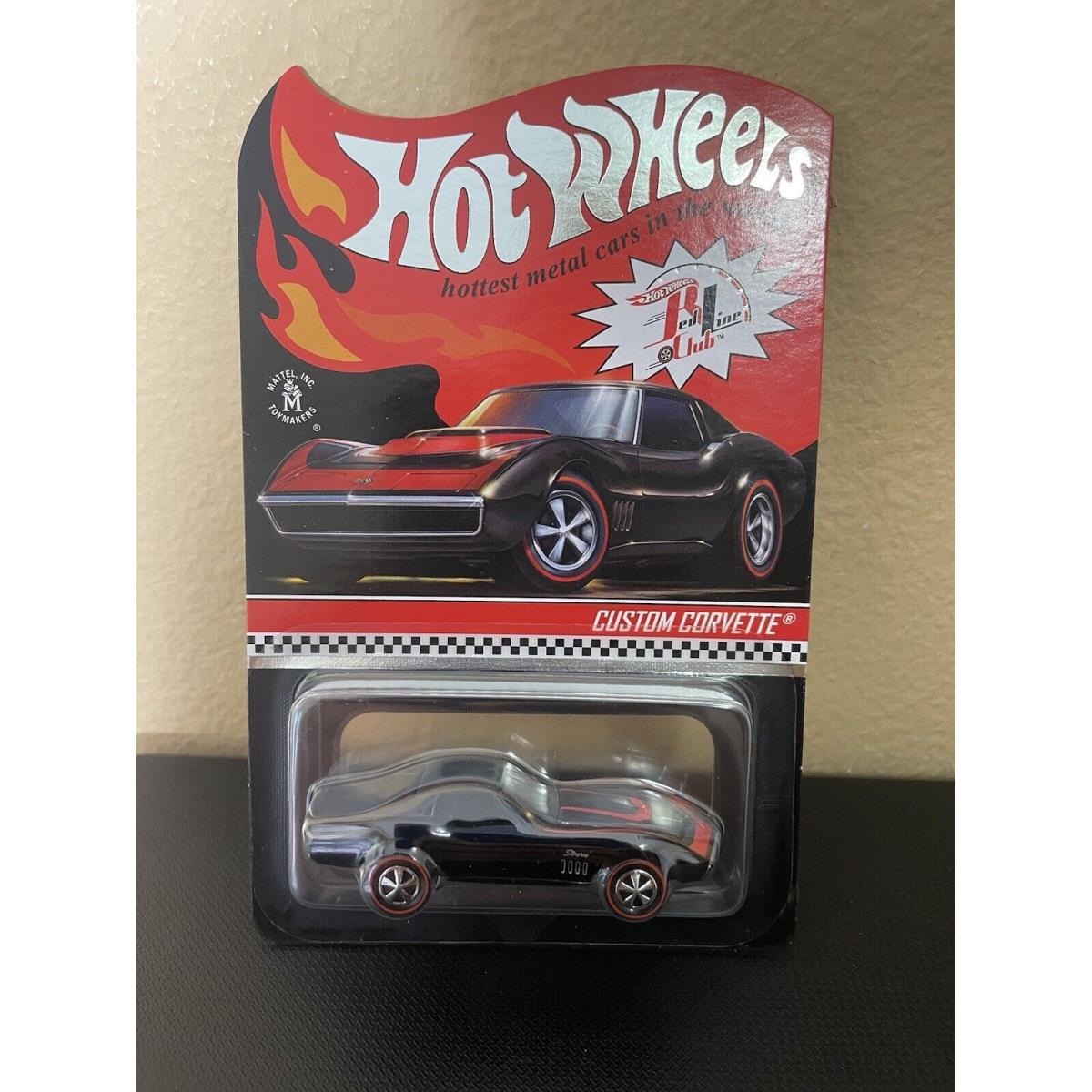 Hot Wheels Rlc 68 Custom Corvette Stingray 2022 - Black 13842 Limited Edition