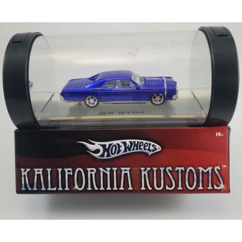 2005 Hot Wheels Kalifornia Kustoms 66 Pontiac Gto Blue 1/64
