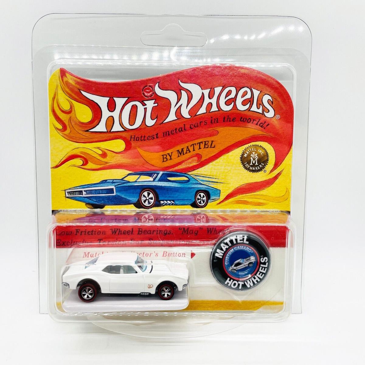 Hot Wheels 2018 Rlc White `67 Custom Camaro 50th Anniversary - 7771/12000