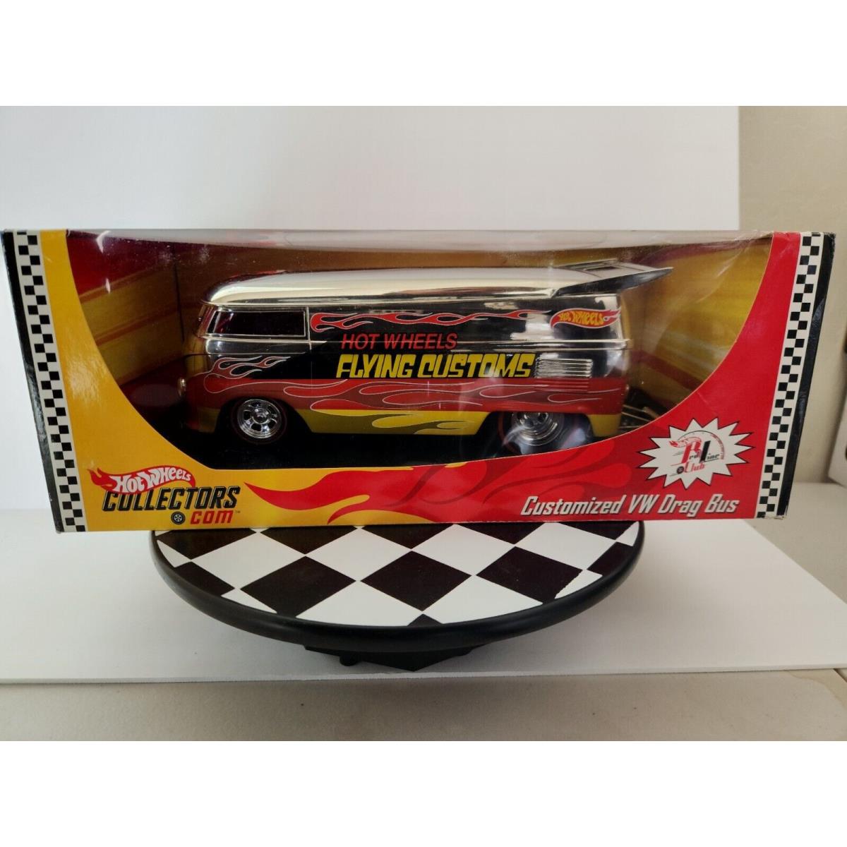 Hot Wheels Collectors.com Red Line Club Customized VW Drag Bus 1:18 K34