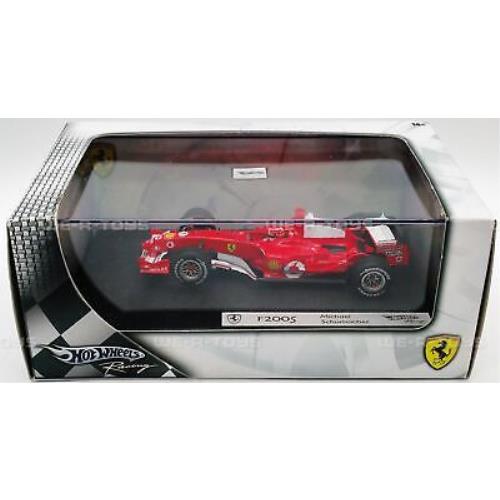 Hot Wheels Racing Ferrari F2005 Michael Schumacher Vehicle 2004 Mattel G9731