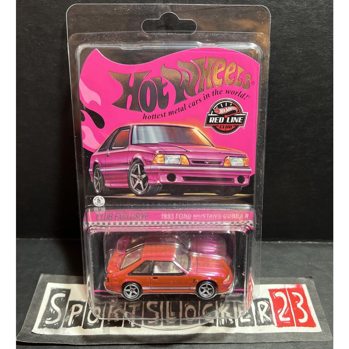 Hot Wheels Rlc 24th 2024 Nationals Convention Pink 93 Ford Mustang Cobra