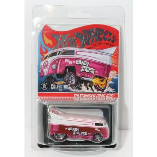 2021 Hot Wheels Rlc Exclusive Candy Striper VW Drag Bus 639/20000 Pink Logo