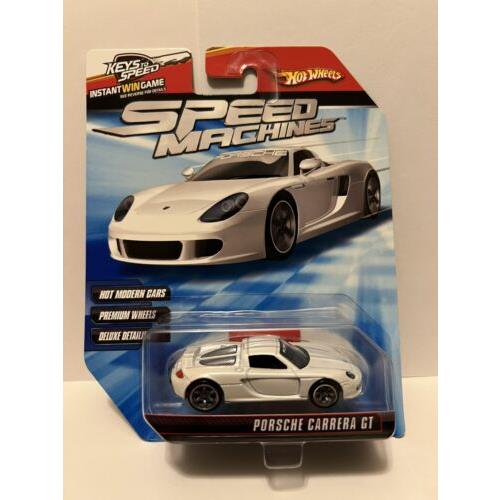 Hot Wheels Speed Machines Porsche Carrera GT White Rare Vhtf