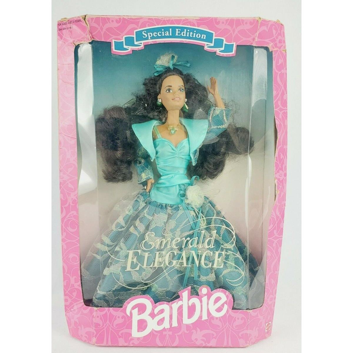 Mattel 1994 African American Barbie Emerald Elegance Doll AA Special Edition 12323