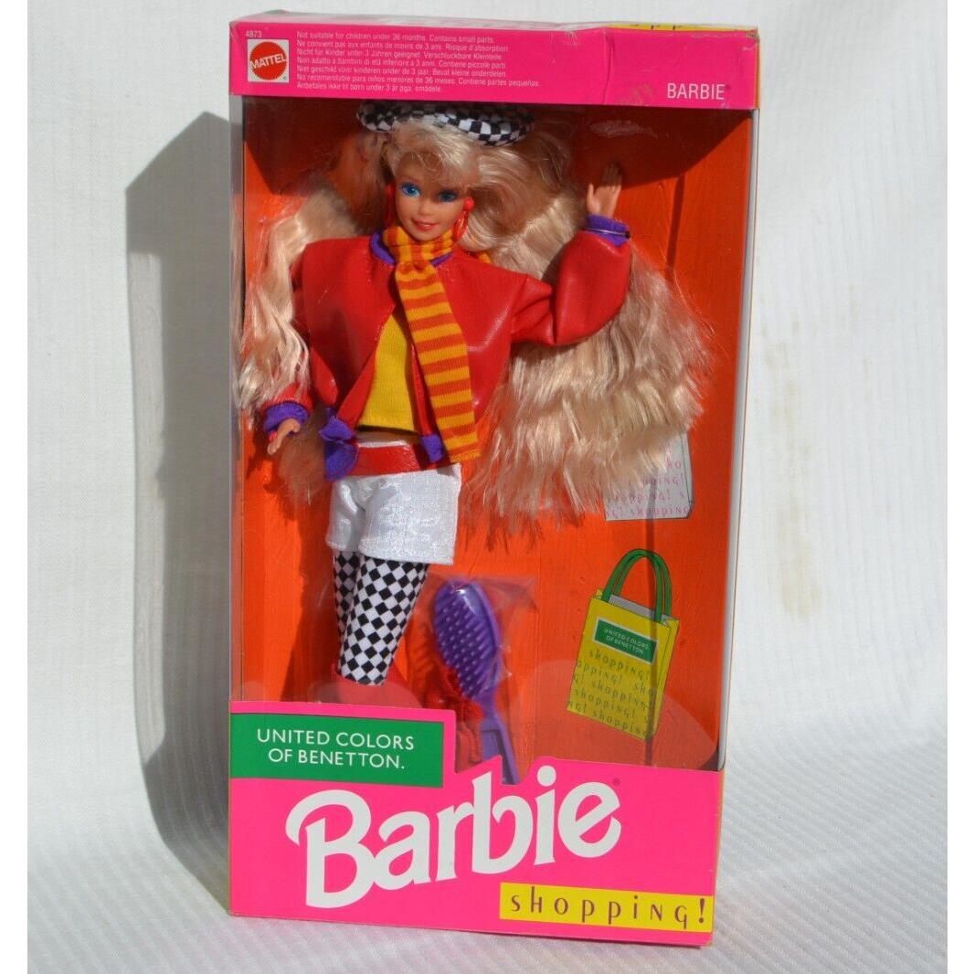 Barbie United Colors Of Benetton Shopping Doll 1991 Mattel 4873