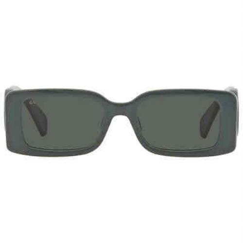 Gucci Solid Smoke Grey Rectangular Ladies Sunglasses GG1325S 003 54
