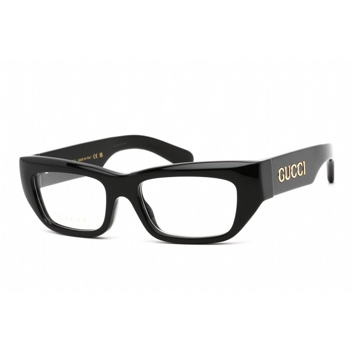 Gucci GG1297O-001-53 Eyeglasses Size 53mm 18mm 135mm Black Men