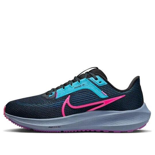 Womens Size 11 / Men`s 9.5 Nike Air Zoom Pegasus 40 South Beach Shoes FJ2974 001 - Multicolor