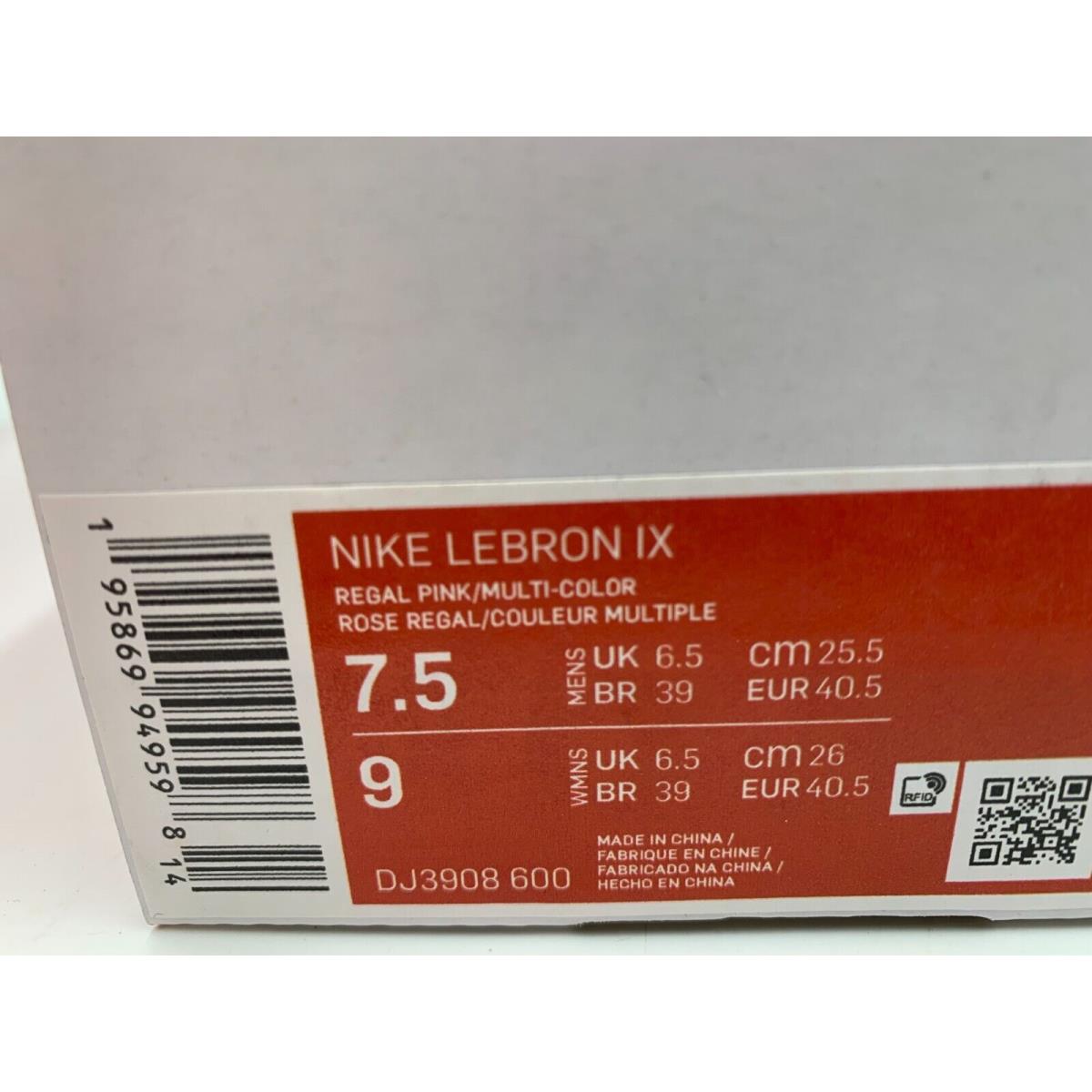 Nike shoes LeBron - Pink Multi 9