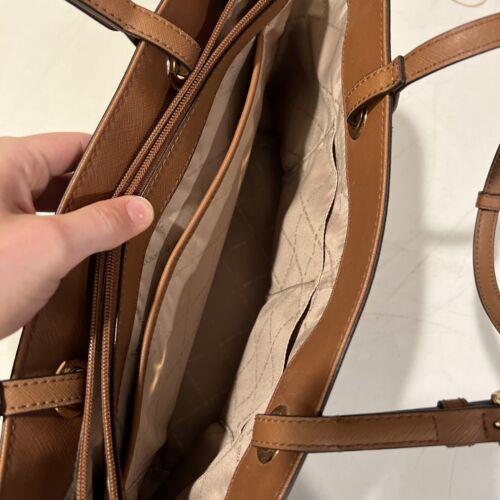 Michael Kors  bag   - Brown Handle/Strap, Gold Hardware, Vanilla Exterior 2