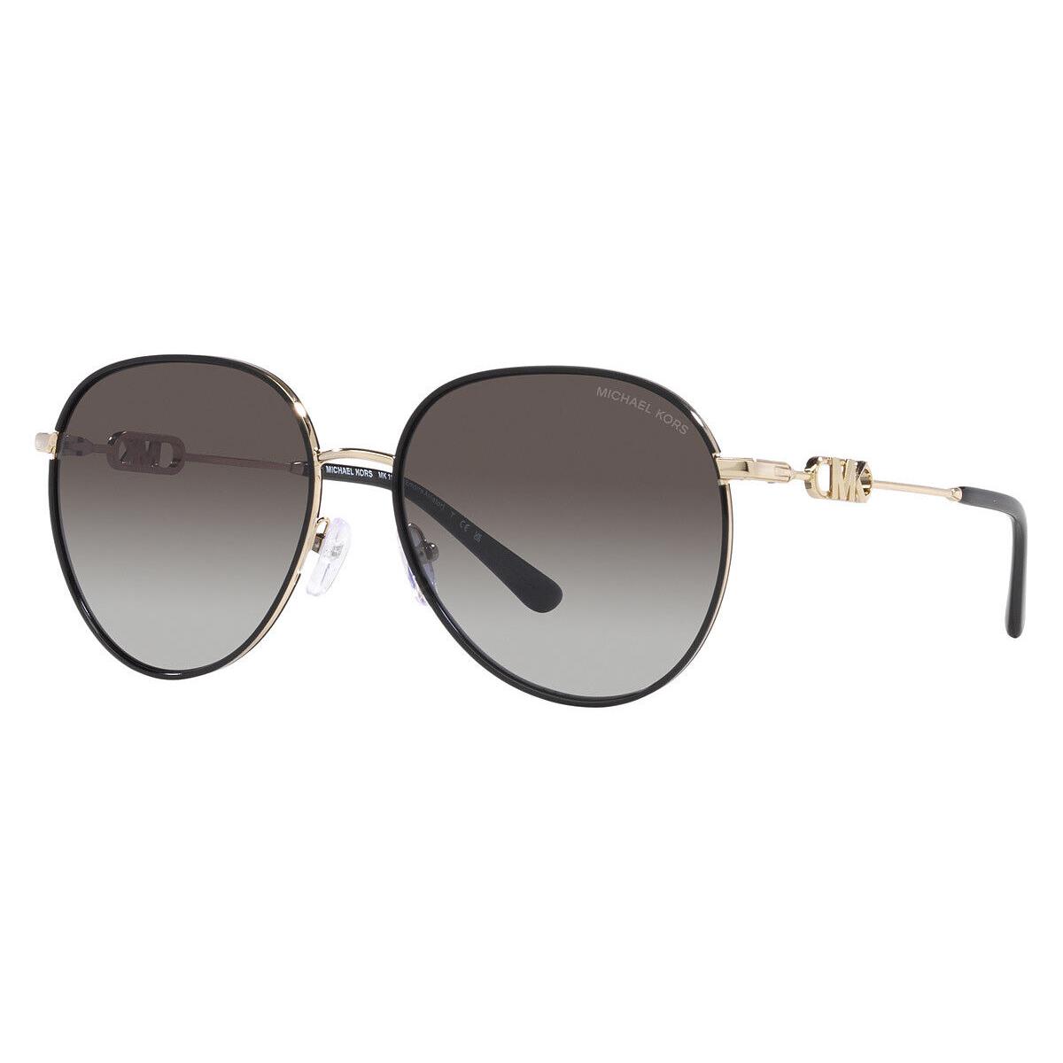 Michael Kors Women`s Empire Light Gold Sunglasses MK1128J-10148G-58