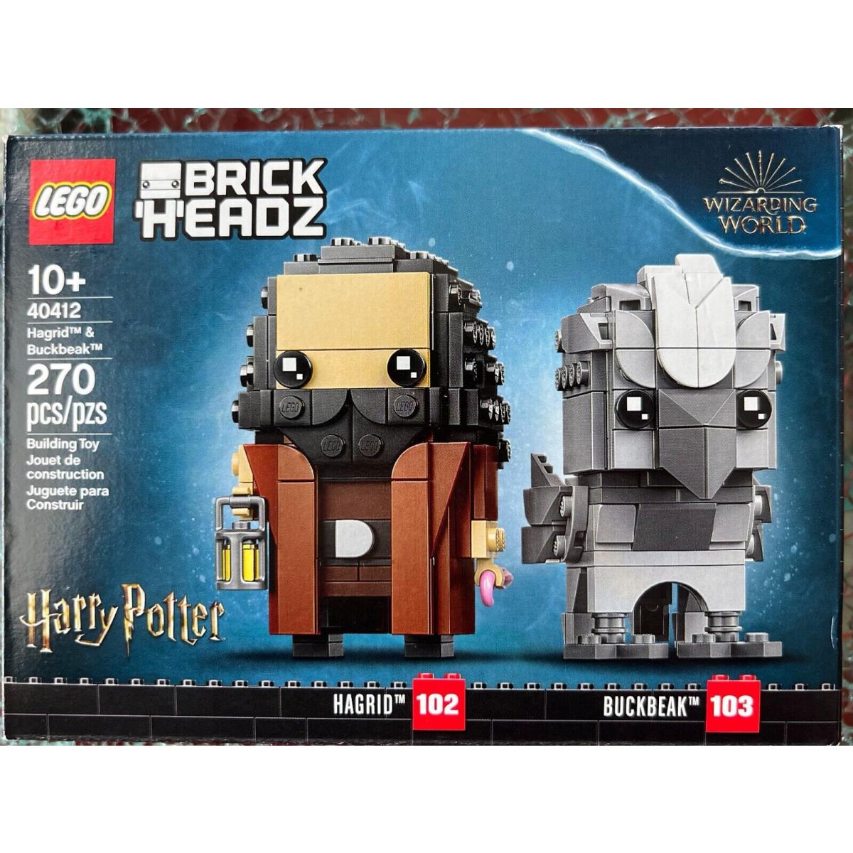 Lego Brickheadz Harry Potter Hagrid Buckbeak 102 103 Set 40412