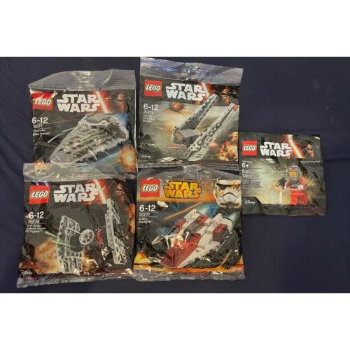 Lego Star Wars 5 Sets. 30279 30277 30272 30276 5004408. Shuttle Fighter