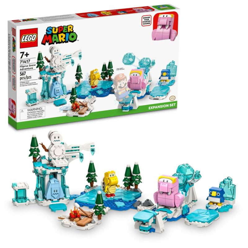 Lego Super Mario Fliprus Snow Adventure Expansion Set 71417 Building Toy 567 Pcs