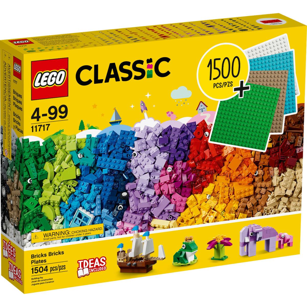 Lego 11717 Lego Classic Bricks Bricks Plates 1504pcs 4-99
