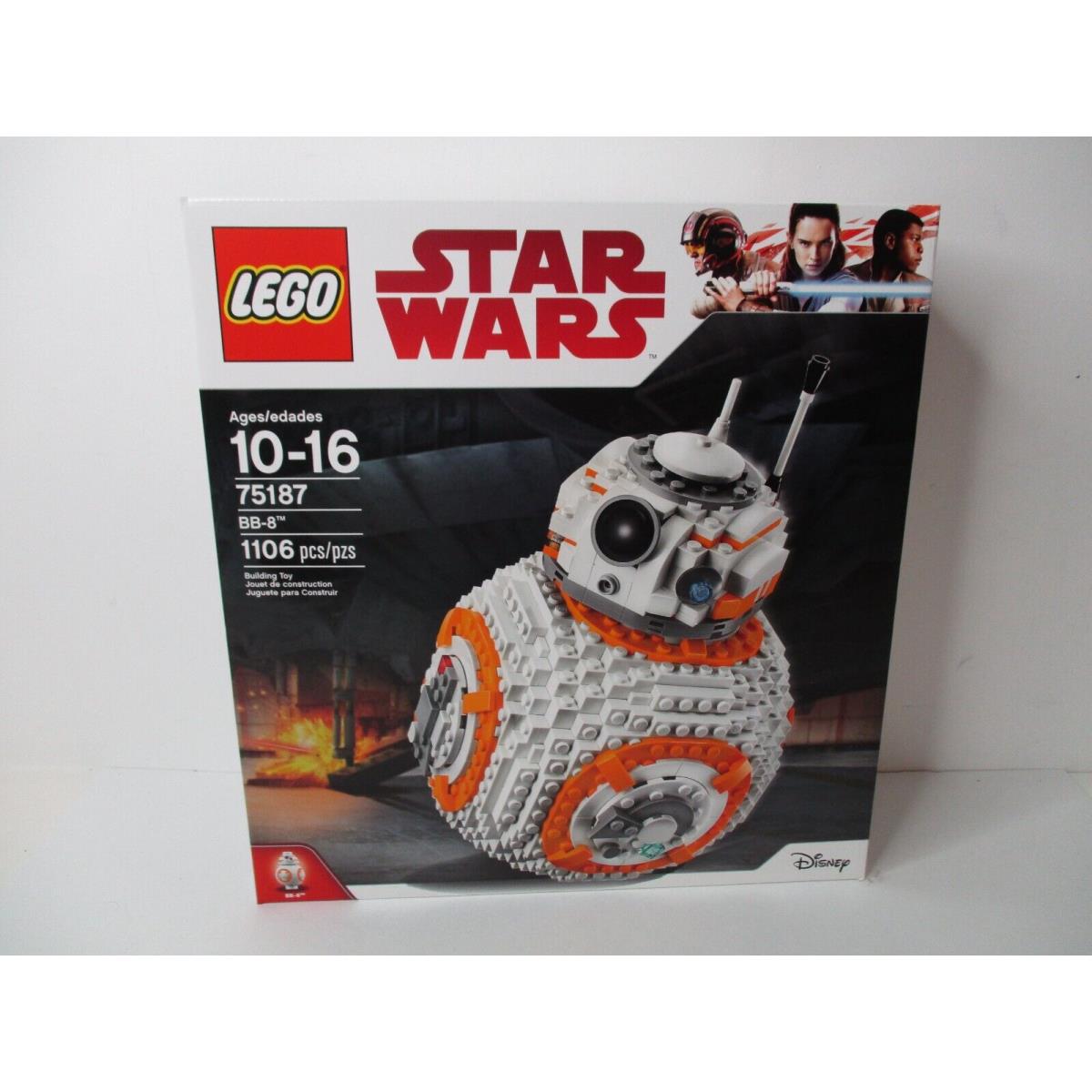 Lego Star Wars BB-8 Droid Retired Set 75187 1106 Pcs