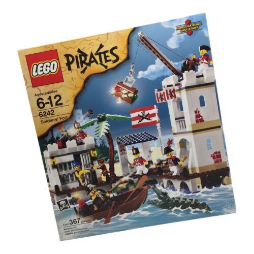 Lego Pirates Soldiers Fort 6242 Retired Box 367 Pieces Building Set