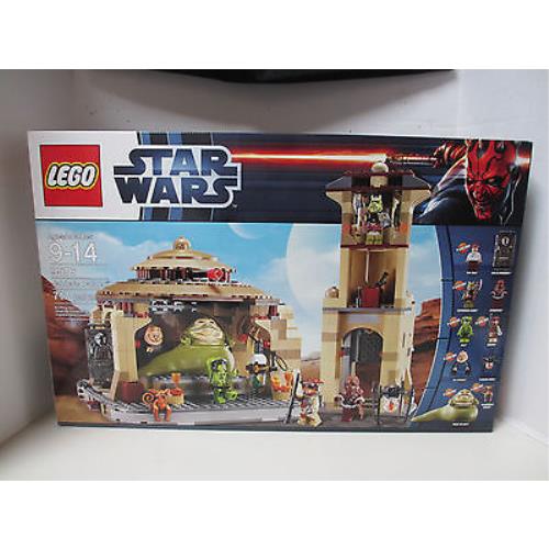 2012 Star Wars Lego Set 9516 Jabba`s Palace with Bib Fortuna Boushh Oola