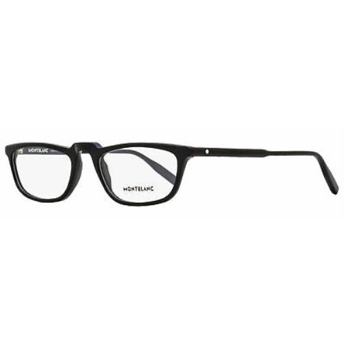 Montblanc Rectangular Eyeglasses MB0053O 001 Black 54mm