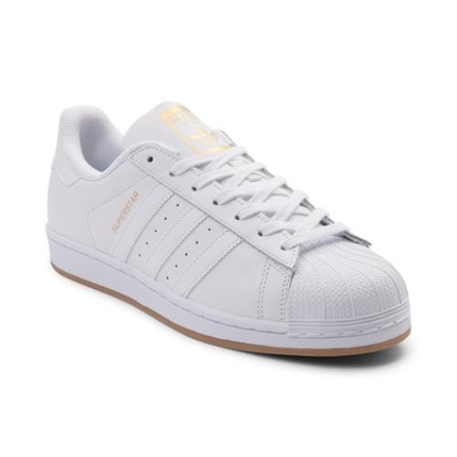 Adidas Superstar BY4357 Mens White/gold/gum Leather Running Sneaker Shoes HS4988