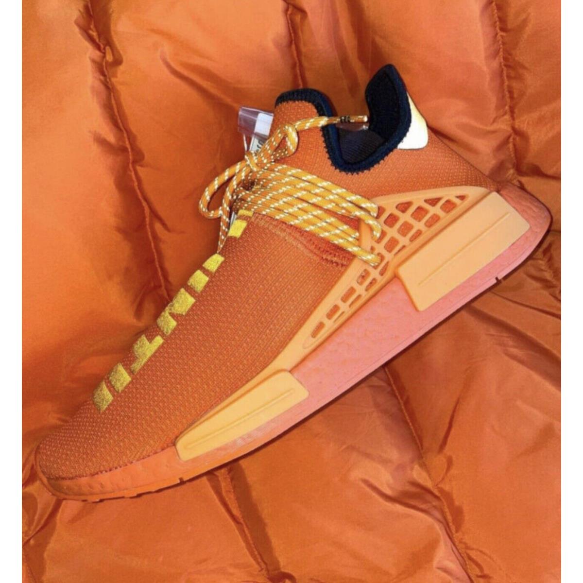 Adidas Nmd Human Race x Pharrell Williams HU Mens Womens Shoes Sneakers Orange