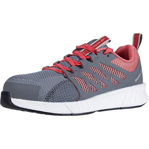 Reebok Women`s Fusion Flexweave Safety Toe Athleti Grey