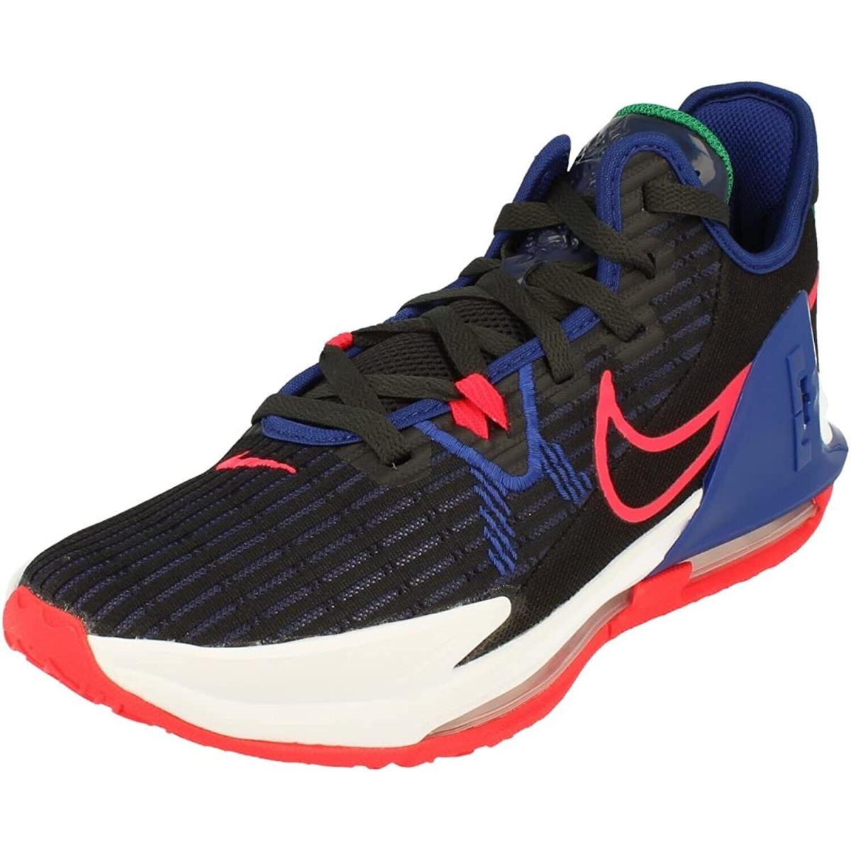 Nike Mens Lebron Witness VI Basketball Shoes CZ4052 005 - BLACK/SIREN RED